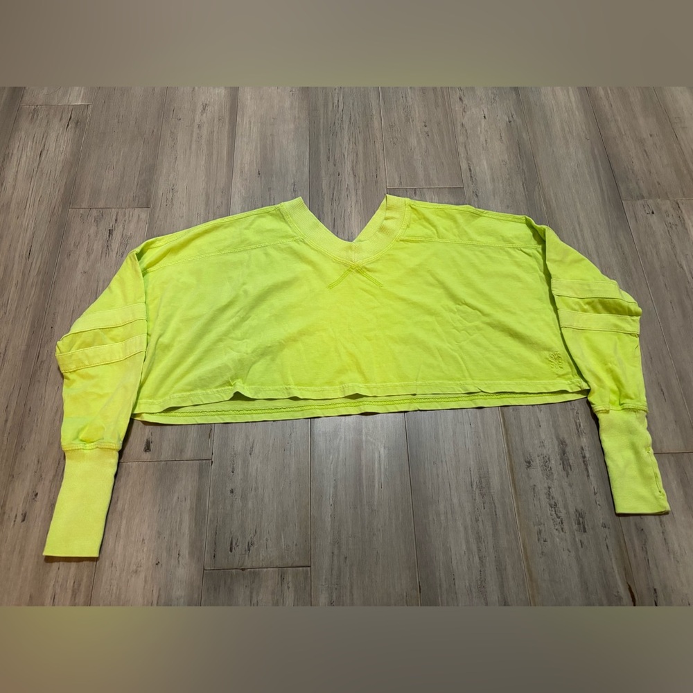 FP Movement by Free People Neon Yellow/ Green Long Sleeve Tee XS